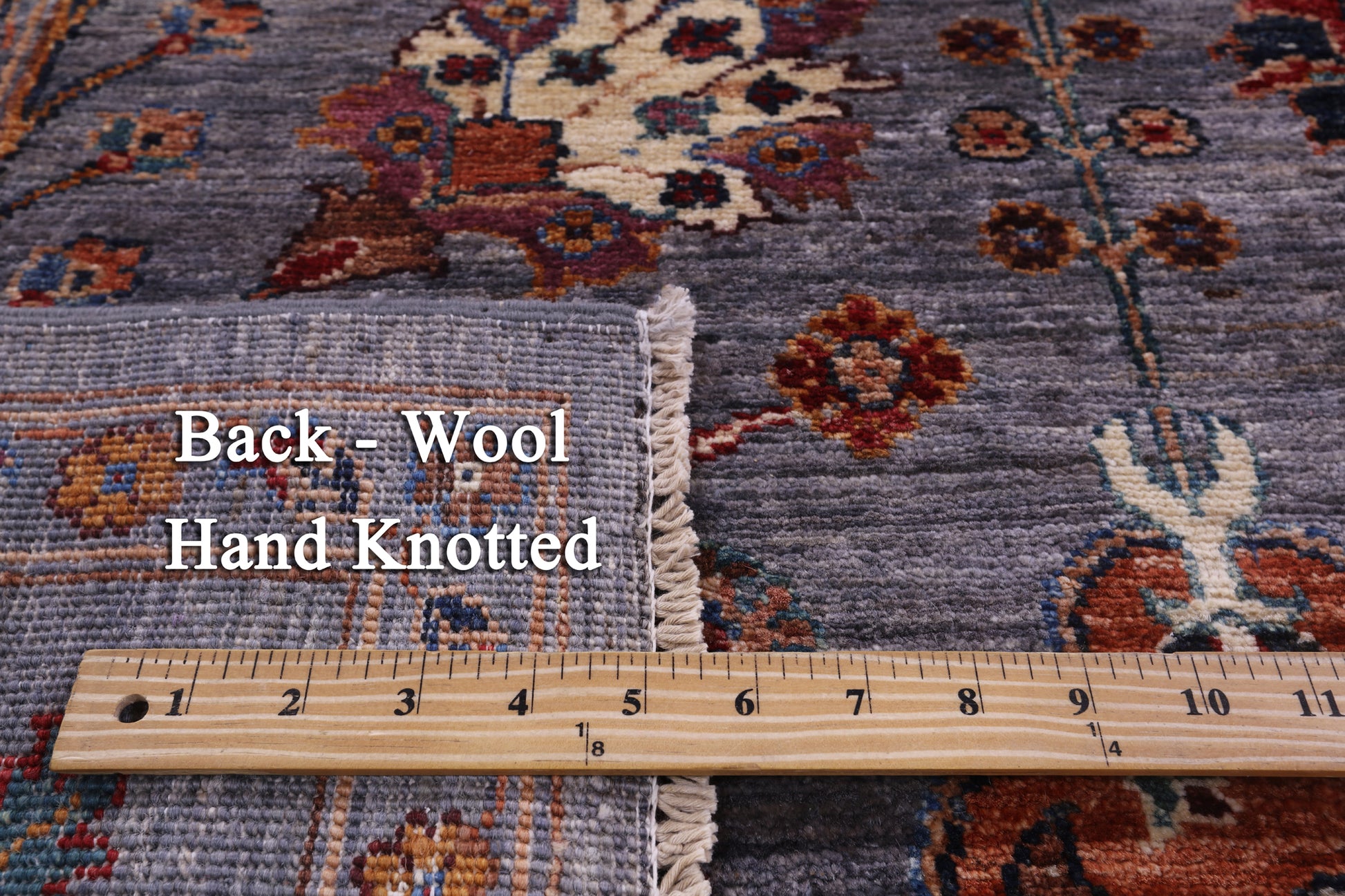 Peshawar Hand Knotted Wool Rug - 6' 9" X 10' 4" - Golden Nile