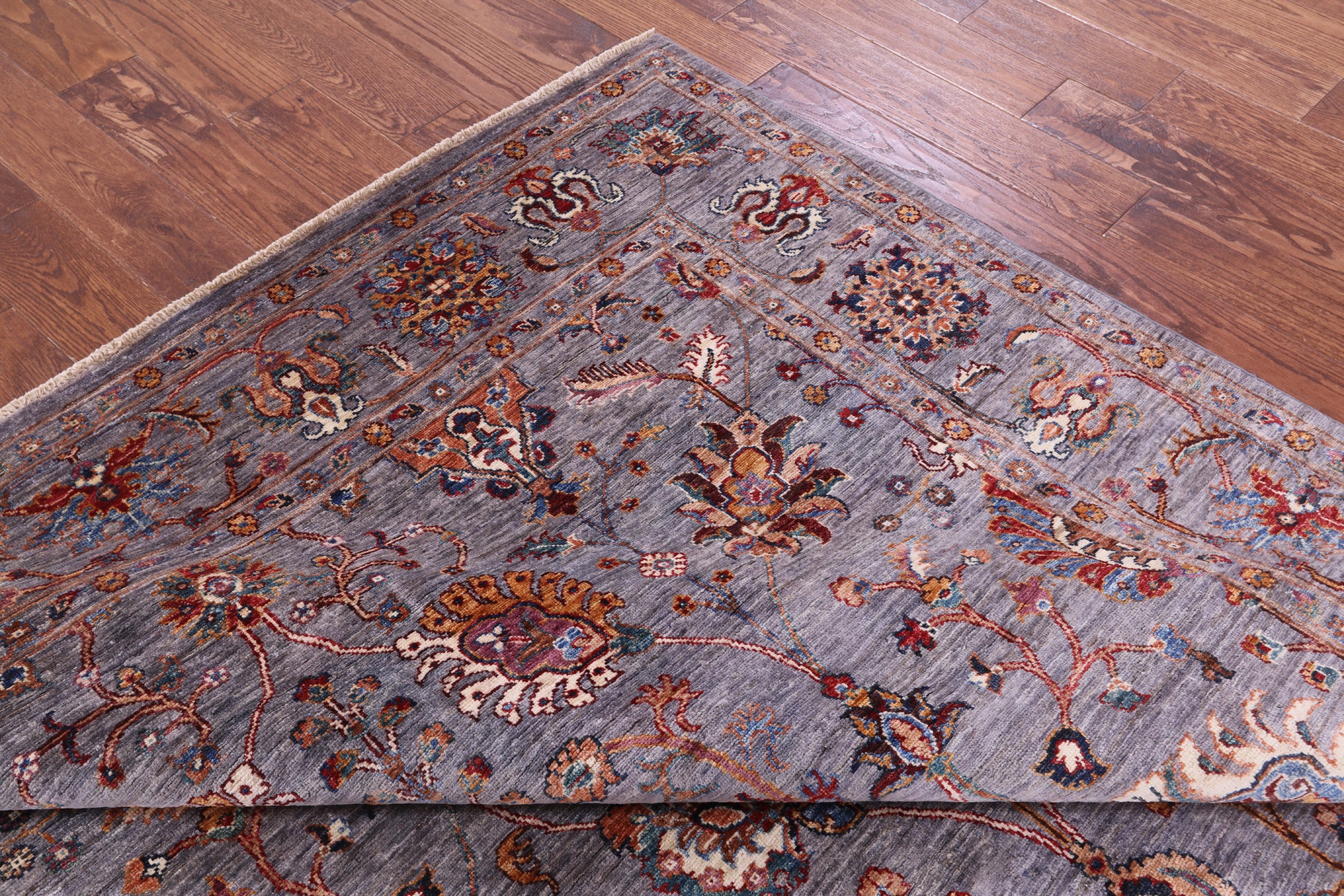 Peshawar Hand Knotted Wool Rug - 6' 9" X 10' 4" - Golden Nile