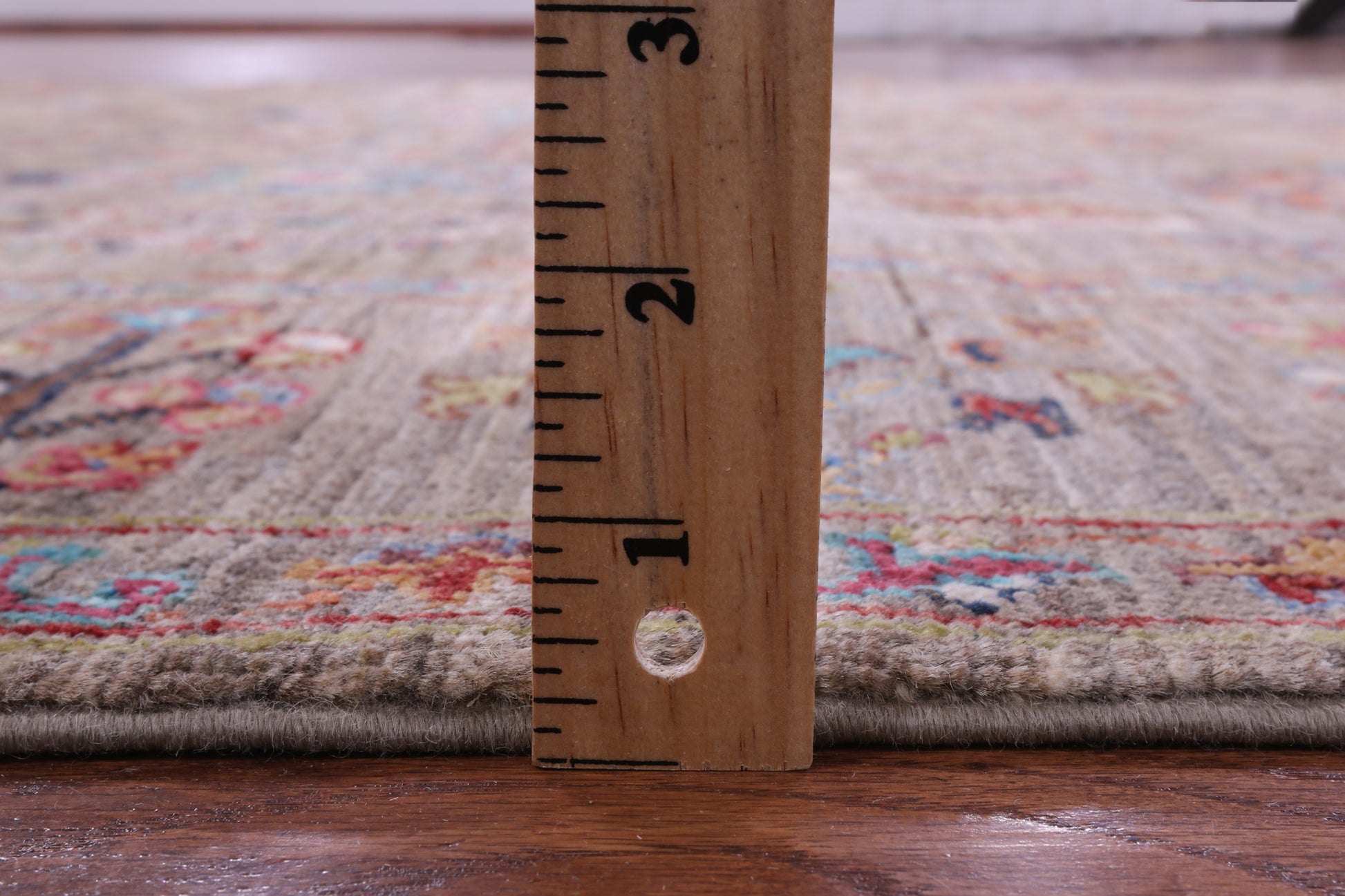 Tribal Persian Gabbeh Handmade Wool Rug - 5' 9" X 7' 11" - Golden Nile
