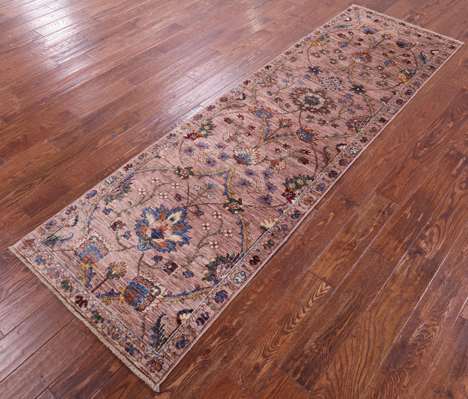 Peshawar Handmade Wool Runner Rug - 2' 8" X 8' 11" - Golden Nile