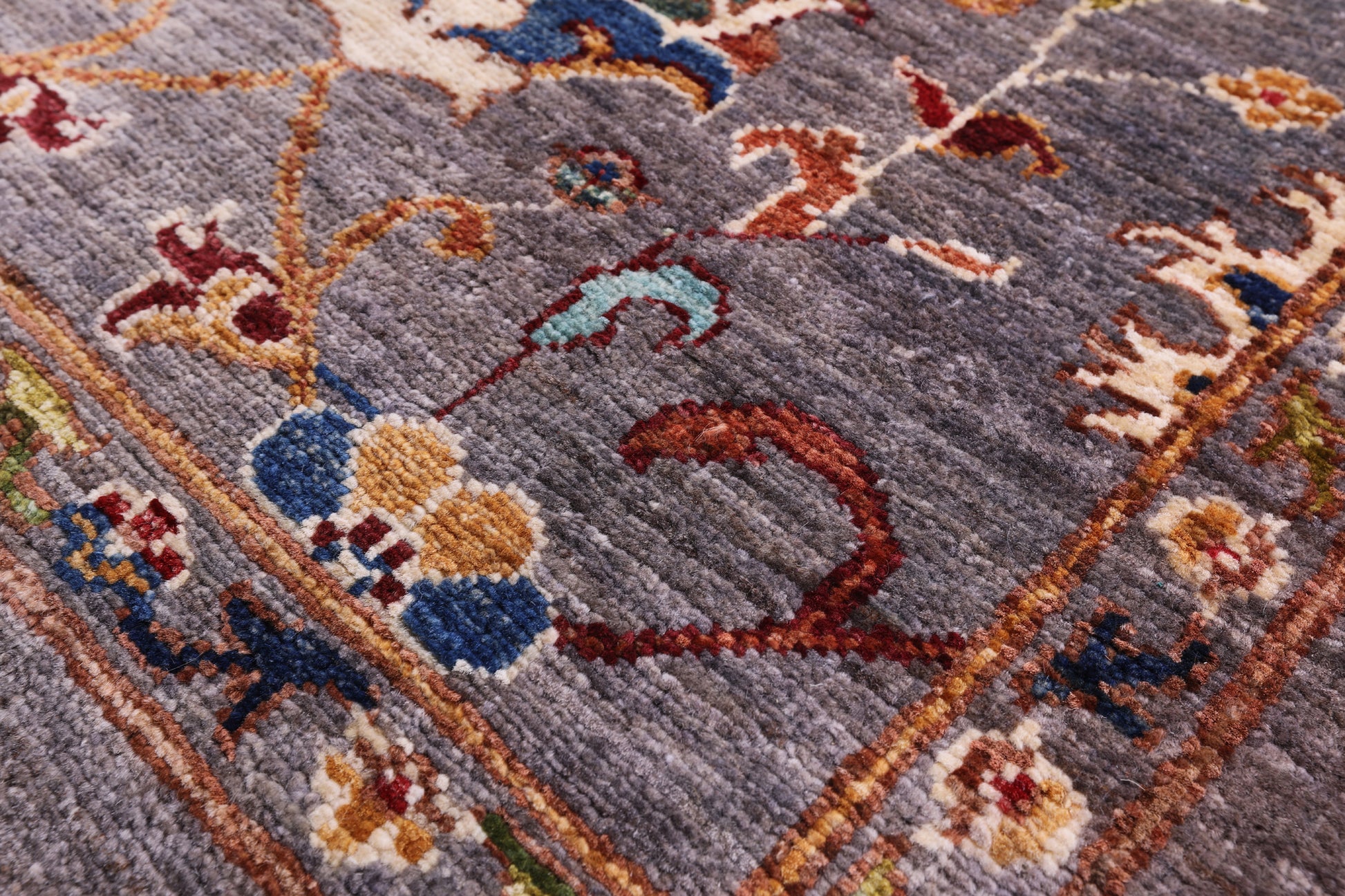 Peshawar Hand Knotted Wool Runner Rug - 2' 9" X 9' 10" - Golden Nile