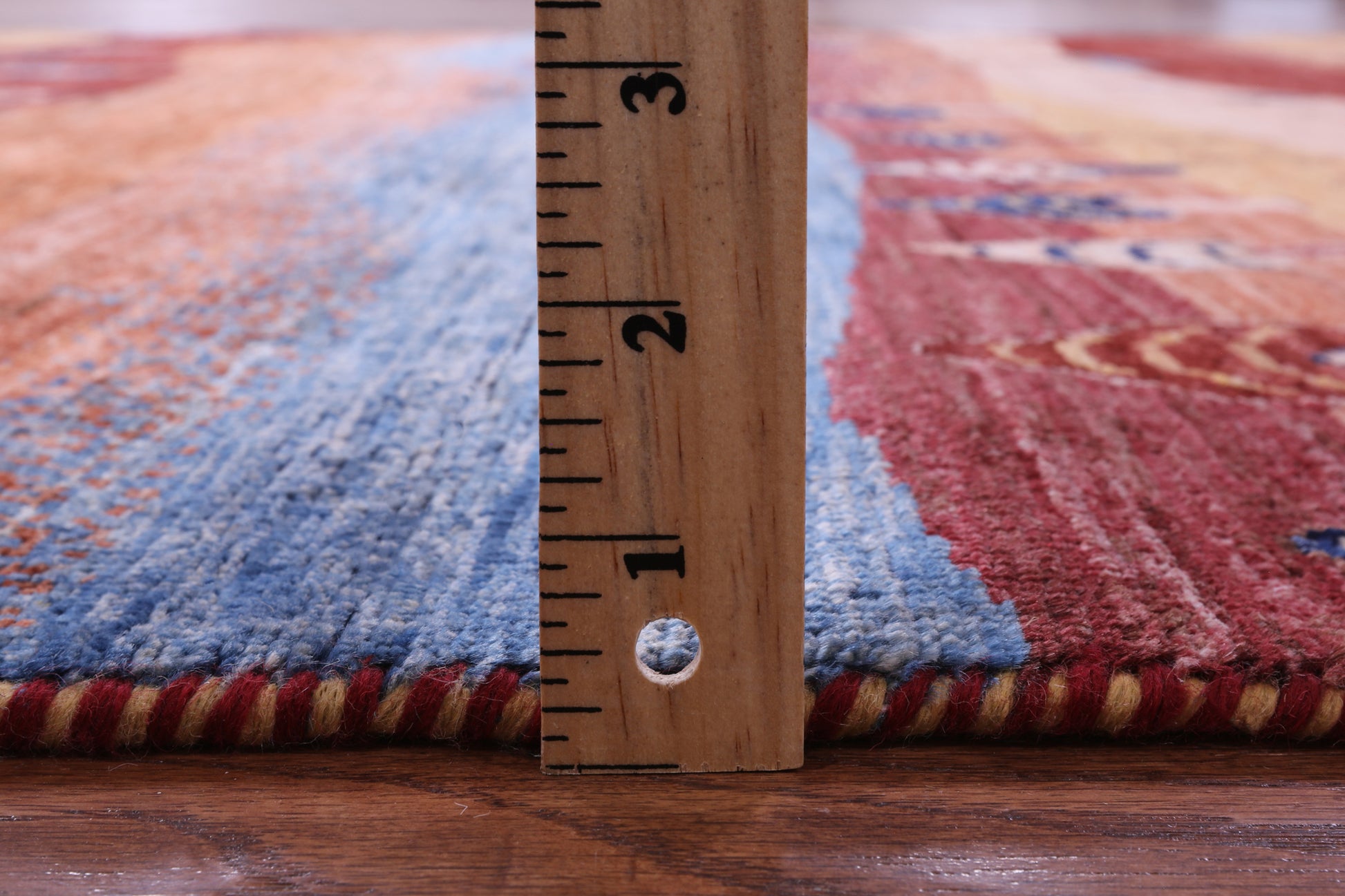 Tribal Persian Gabbeh Hand Knotted Wool Rug - 5' 9" X 8' 1" - Golden Nile