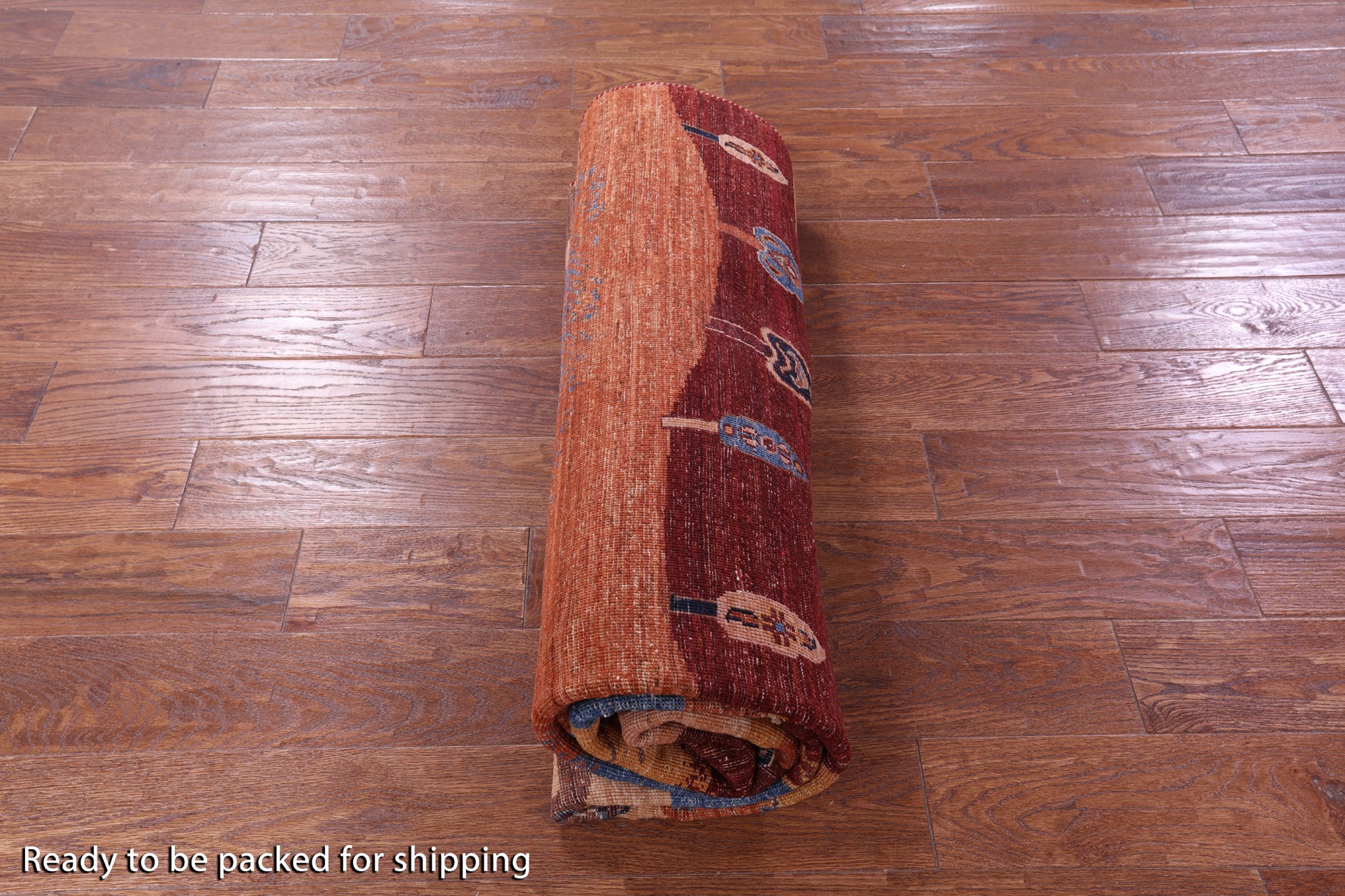 Tribal Persian Gabbeh Hand Knotted Wool Rug - 5' 9" X 8' 1" - Golden Nile