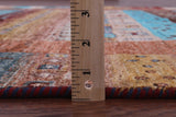 Tribal Persian Gabbeh Hand Knotted Wool Rug - 5' 9" X 7' 11" - Golden Nile