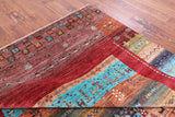 Tribal Persian Gabbeh Hand Knotted Wool Rug - 6' 8" X 10' 2" - Golden Nile