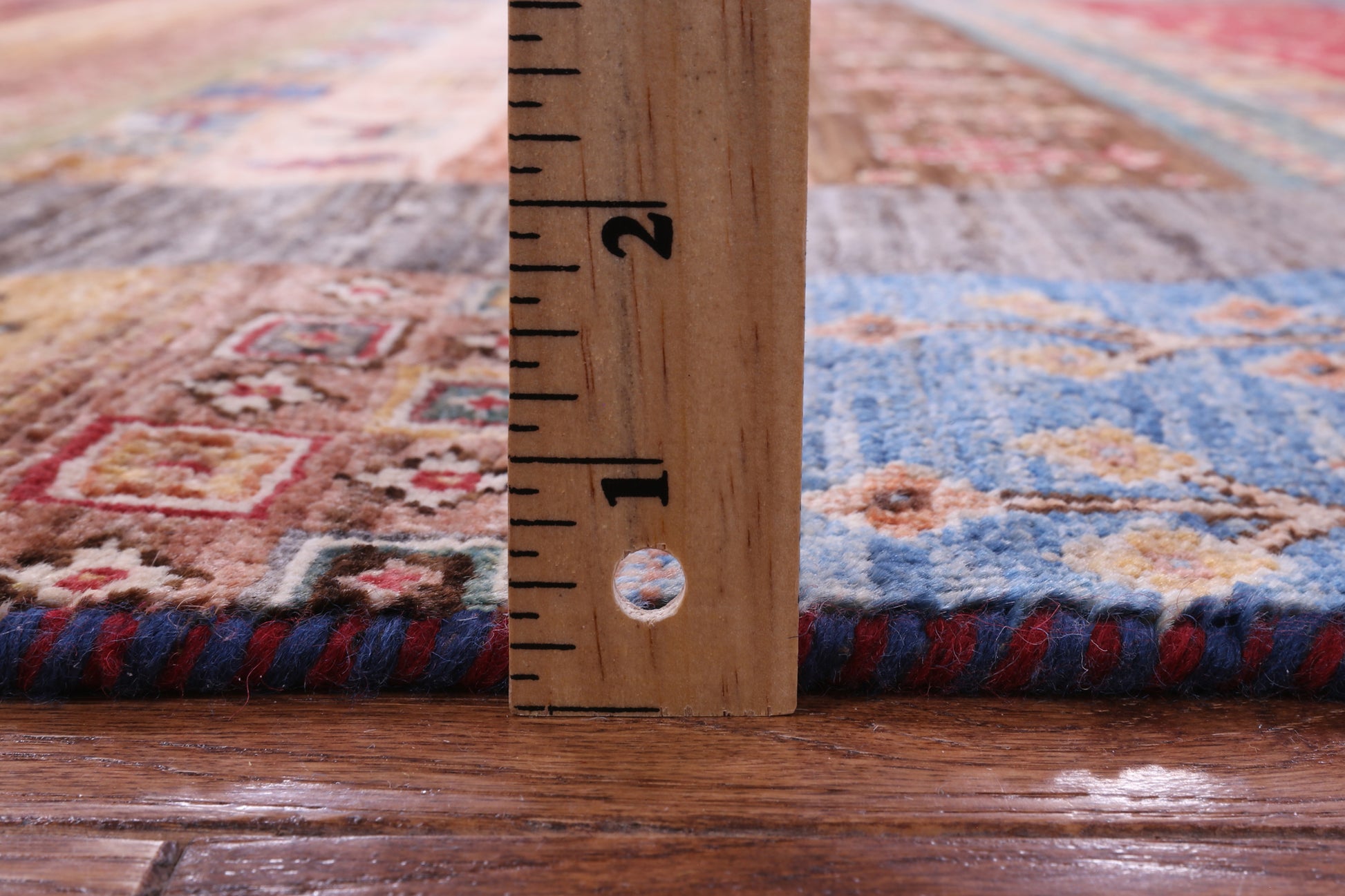 Tribal Persian Gabbeh Hand Knotted Wool Rug - 5' 8" X 8' 0" - Golden Nile