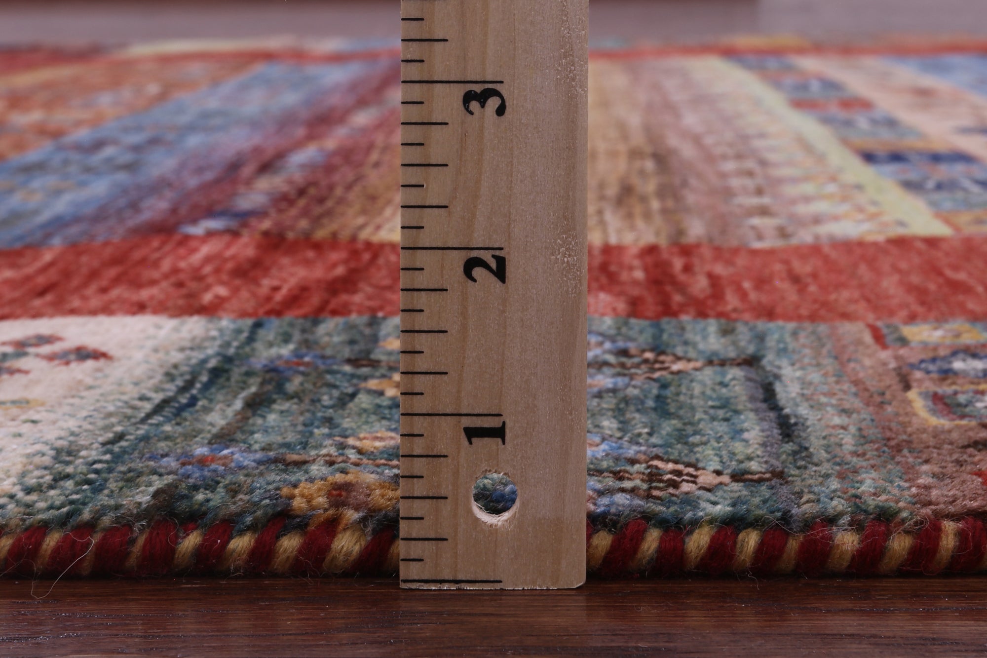 Tribal Persian Gabbeh Handmade Wool Rug - 5' 9" X 7' 10" - Golden Nile