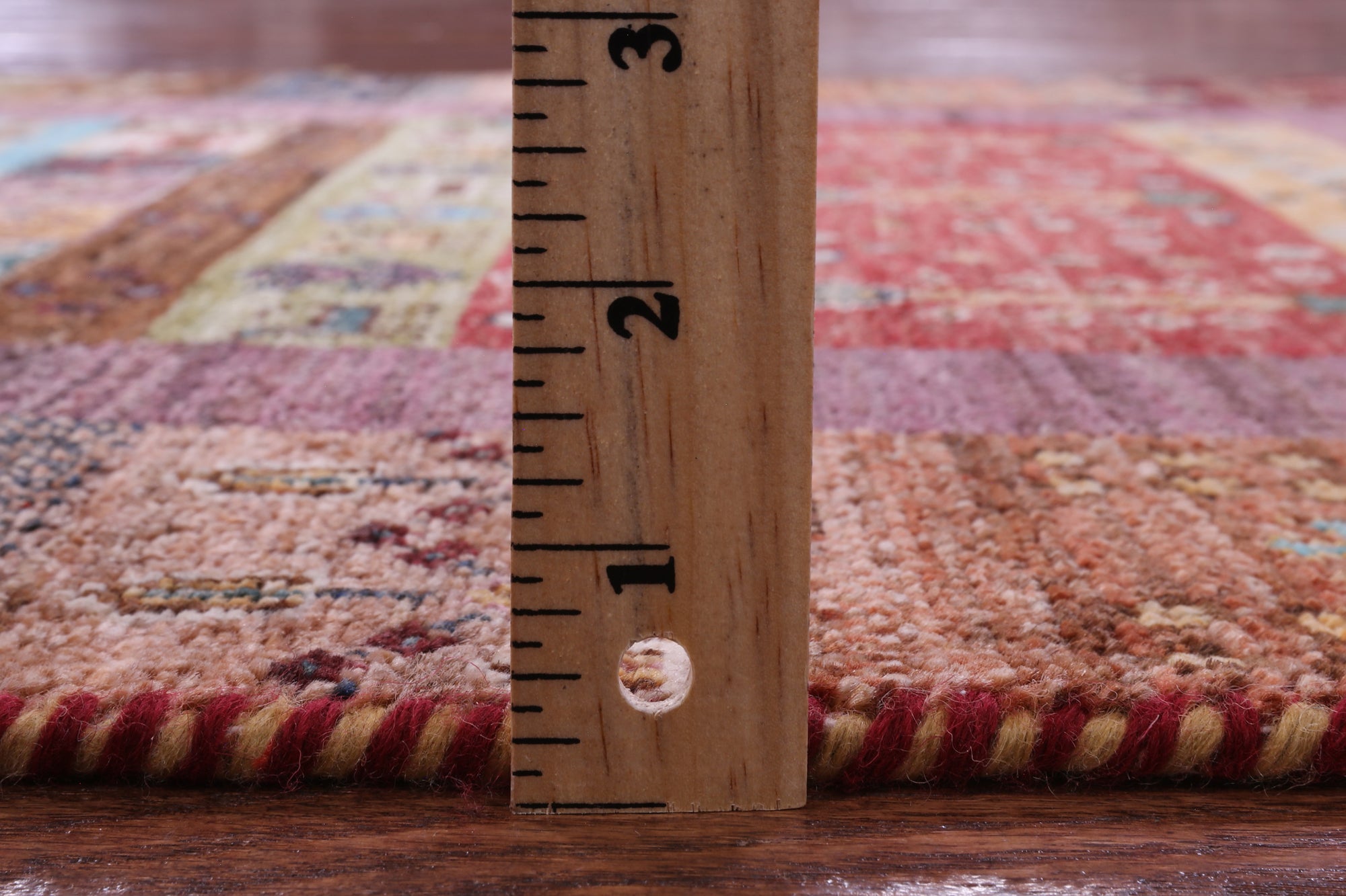 Tribal Persian Gabbeh Hand Knotted Wool Runner Rug - 2' 8" X 9' 8" - Golden Nile