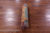 Tribal Persian Gabbeh Hand Knotted Wool Runner Rug - 2' 8" X 8' 4" - Golden Nile