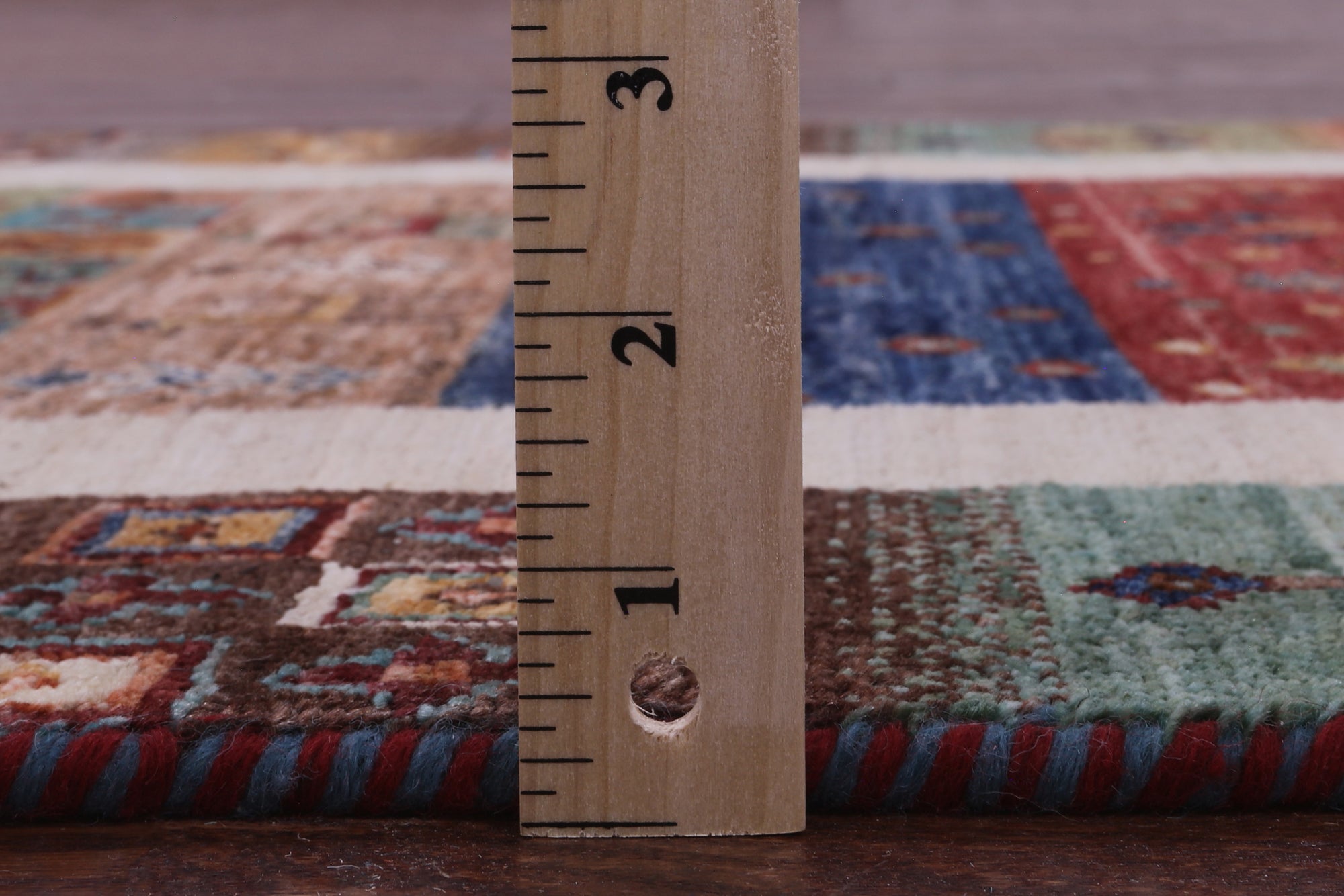Tribal Persian Gabbeh Hand Knotted Wool Runner Rug - 2' 9" X 9' 9" - Golden Nile