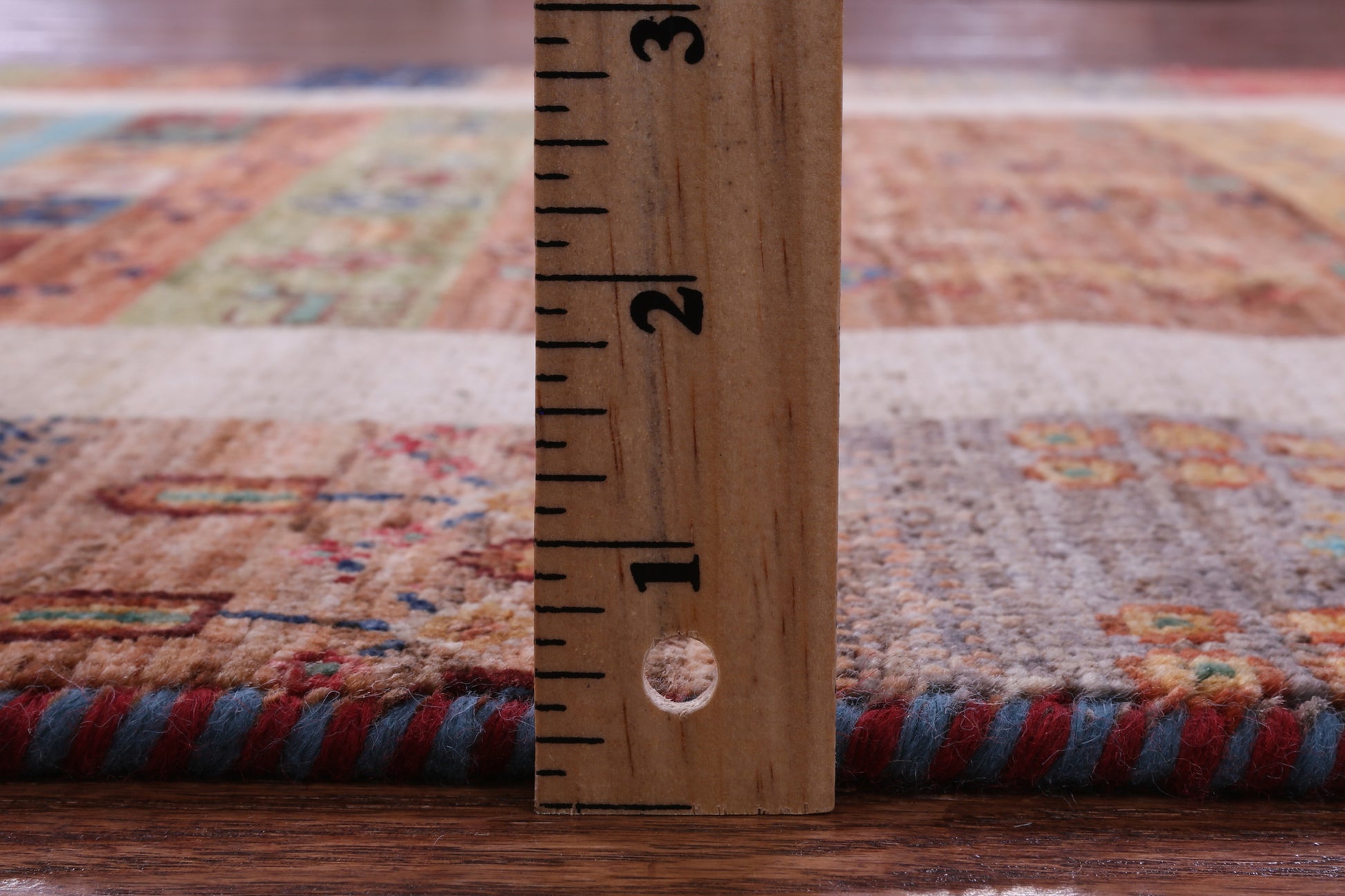 Tribal Persian Gabbeh Hand Knotted Wool Runner Rug - 2' 9" X 9' 8" - Golden Nile