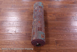Tribal Persian Gabbeh Hand Knotted Wool Runner Rug - 2' 9" X 9' 8" - Golden Nile