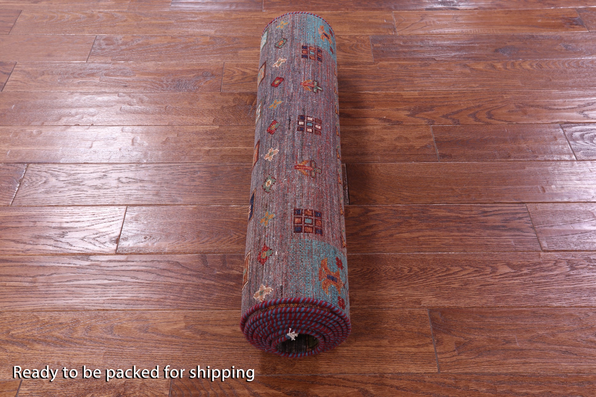 Tribal Persian Gabbeh Hand Knotted Wool Runner Rug - 2' 9" X 9' 8" - Golden Nile