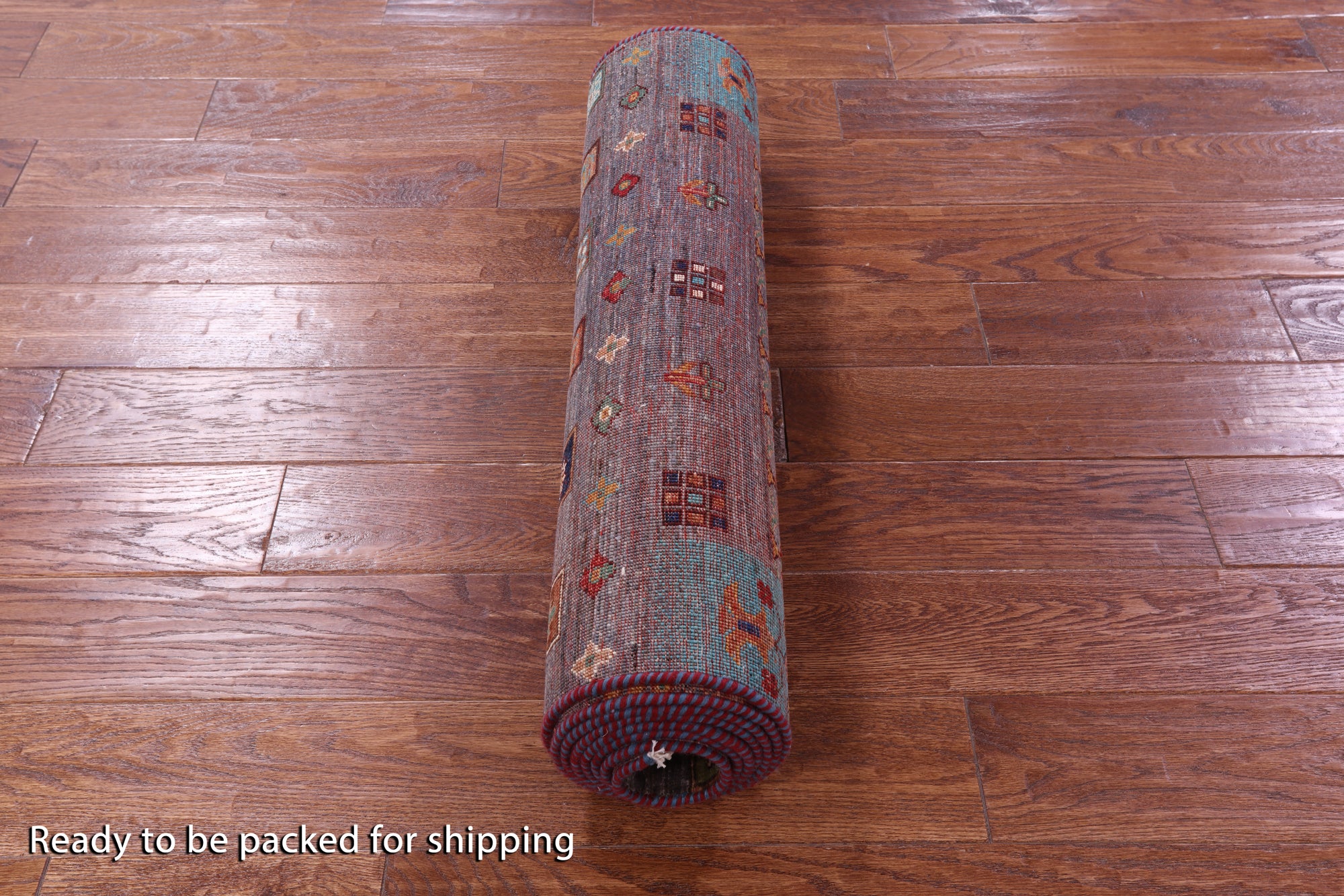 Tribal Persian Gabbeh Hand Knotted Wool Runner Rug - 2' 9" X 9' 8" - Golden Nile