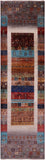 Tribal Persian Gabbeh Hand Knotted Wool Runner Rug - 2' 9" X 9' 8" - Golden Nile