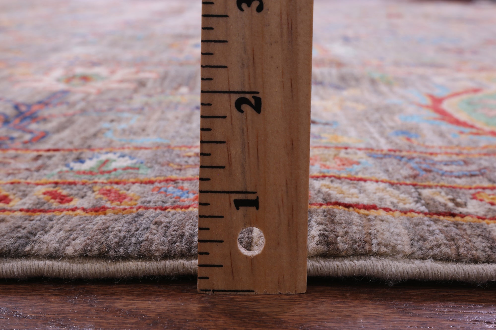 Peshawar Handmade Wool Rug - 8' 0" X 9' 9" - Golden Nile