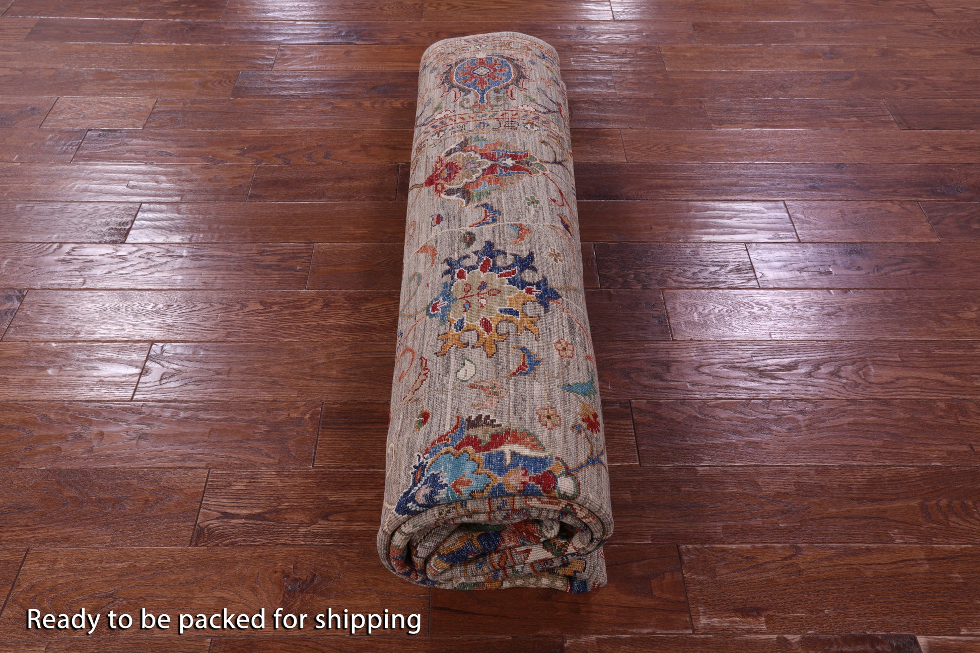 Peshawar Handmade Wool Rug - 8' 0" X 9' 9" - Golden Nile