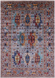 Persian Fine Serapi Handmade Wool Rug - 6' 9" X 9' 7" - Golden Nile