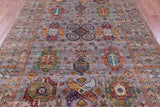 Turkmen Ersari Hand Knotted Wool Rug - 6' 7" X 9' 6" - Golden Nile