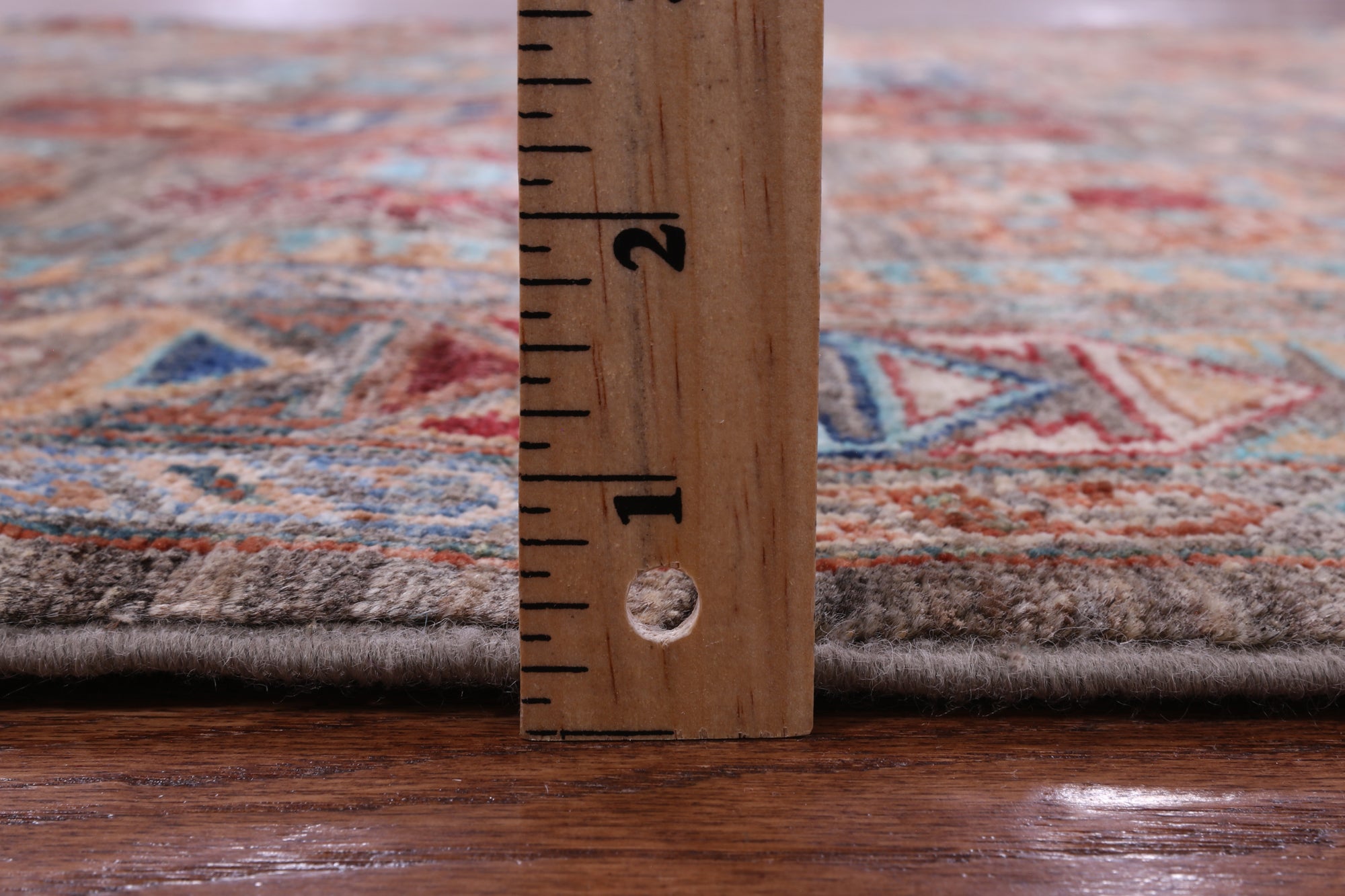 Persian Fine Serapi Hand Knotted Wool Rug - 5' 2" X 6' 4" - Golden Nile