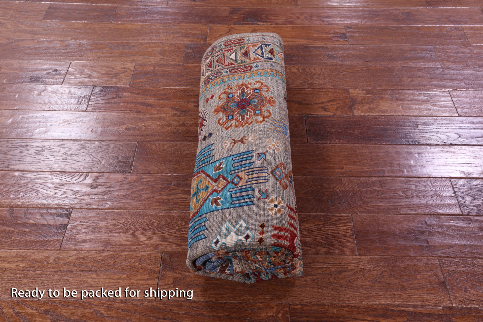 Persian Fine Serapi Hand Knotted Wool Rug - 5' 2" X 6' 4" - Golden Nile