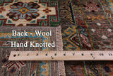 Turkmen Ersari Hand Knotted Wool Runner Rug - 2' 8" X 9' 8" - Golden Nile
