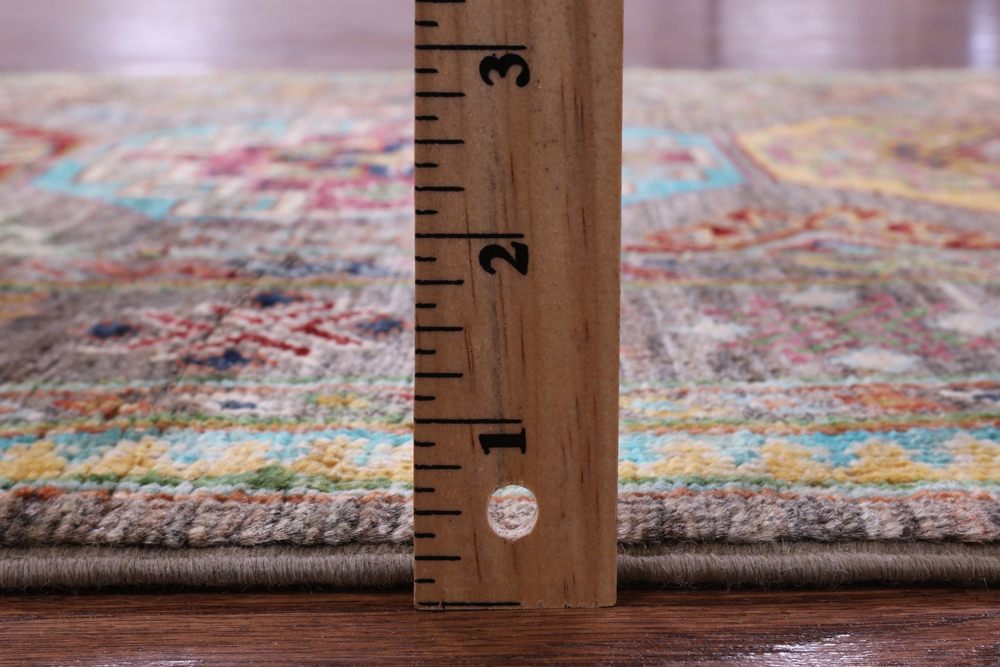 Turkmen Ersari Hand Knotted Wool Runner Rug - 2' 8" X 9' 8" - Golden Nile