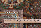 Turkmen Ersari Hand Knotted Wool Runner Rug - 2' 7" X 9' 9" - Golden Nile