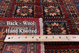 Antiqued Pazyryk Historical Design Hand Knotted Wool Rug - 3' 4" X 5' 0" - Golden Nile