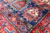 Persian Tribal Gabbeh Hand Knotted Wool Runner Rug - 2' 9" X 9' 7" - Golden Nile