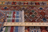 Khorjin Persian Gabbeh Hand Knotted Wool Rug - 6' 8" X 10' 3" - Golden Nile