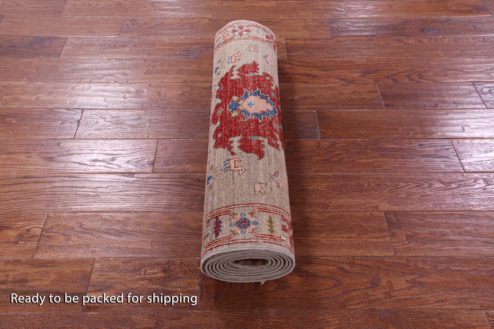 Persian Fine Serapi Hand Knotted Wool Runner Rug - 2' 8" X 9' 6" - Golden Nile