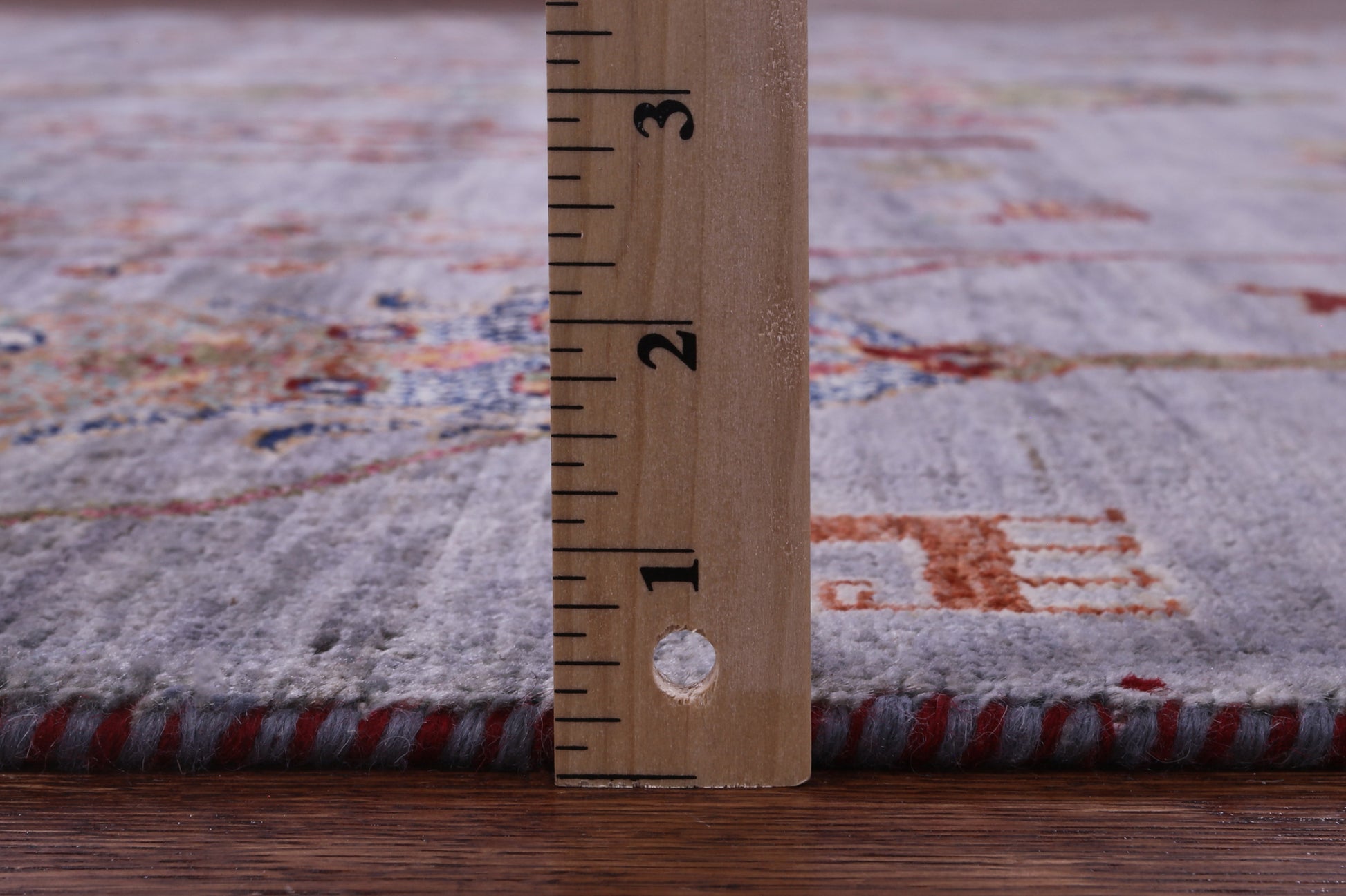 Grey Tribal Persian Gabbeh Hand Knotted Wool Rug - 7' 11" X 9' 10" - Golden Nile