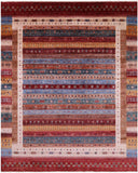 Persian Gabbeh Tribal Hand Knotted Wool Rug - 8' 0" X 10' 0" - Golden Nile