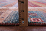 Persian Gabbeh Tribal Hand Knotted Wool Rug - 8' 0" X 10' 0" - Golden Nile