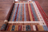 Persian Gabbeh Tribal Hand Knotted Wool Rug - 8' 0" X 10' 0" - Golden Nile