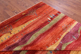 Tribal Persian Gabbeh Hand Knotted Wool Rug - 9' 8" X 13' 5" - Golden Nile