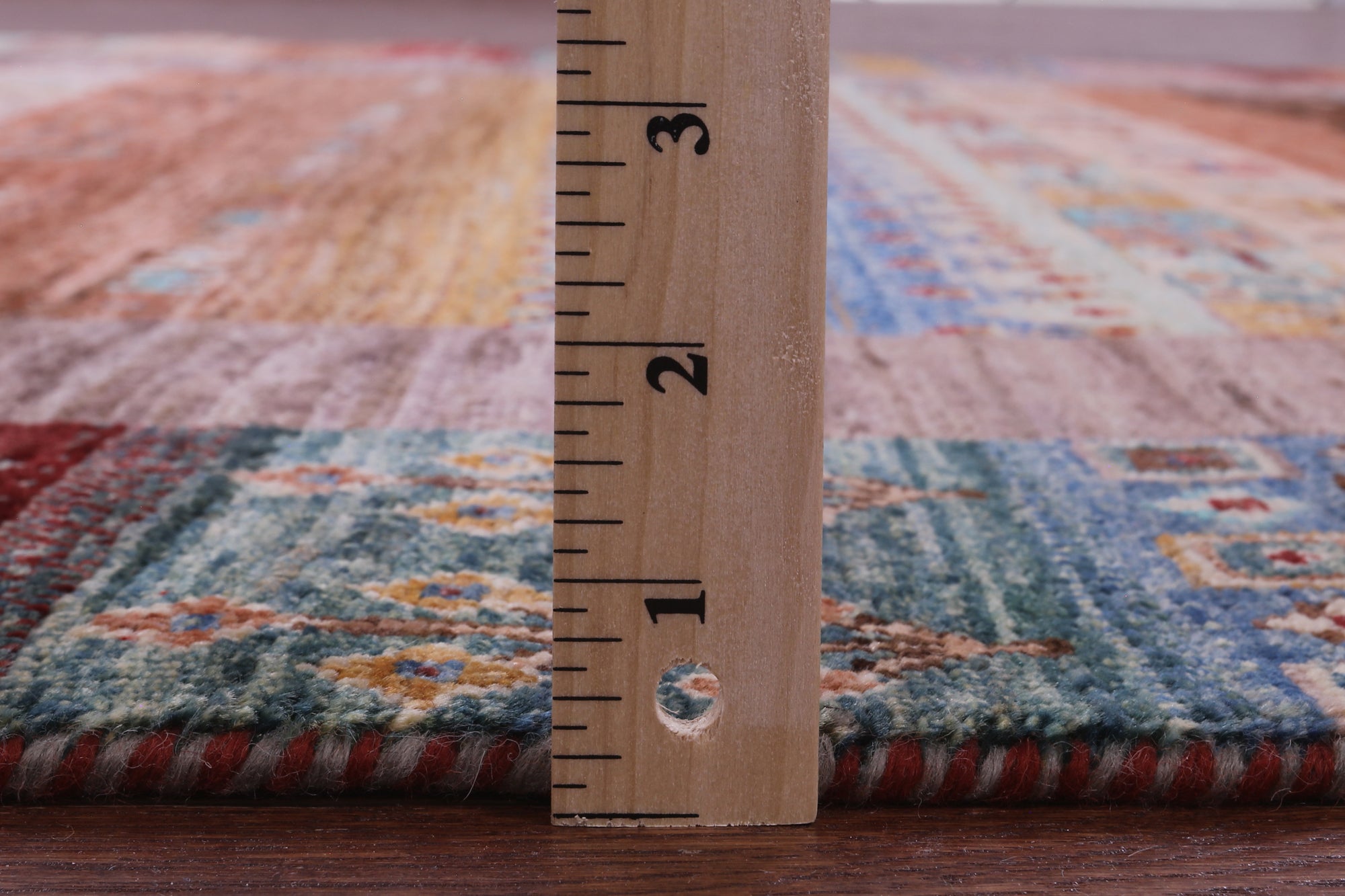 Persian Gabbeh Tribal Hand Knotted Wool Rug - 5' 8" X 7' 11" - Golden Nile