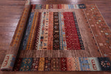 Tribal Persian Gabbeh Hand Knotted Wool Rug - 5' 8" X 7' 10" - Golden Nile