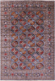 Turkmen Ersari Hand Knotted Wool Rug - 6' 10" X 9' 11" - Golden Nile