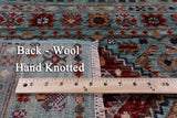 Khorjin Persian Gabbeh Hand Knotted Wool Rug - 5' 7" X 7' 7" - Golden Nile