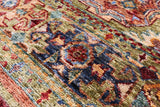 Khorjin Persian Gabbeh Hand Knotted Wool Rug - 5' 7" X 8' 0" - Golden Nile