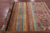 Khorjin Persian Gabbeh Hand Knotted Wool Rug - 5' 7" X 8' 0" - Golden Nile