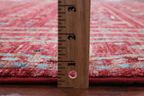 Red Tribal Persian Gabbeh Hand Knotted Wool Rug - 5' 6" X 8' 3" - Golden Nile