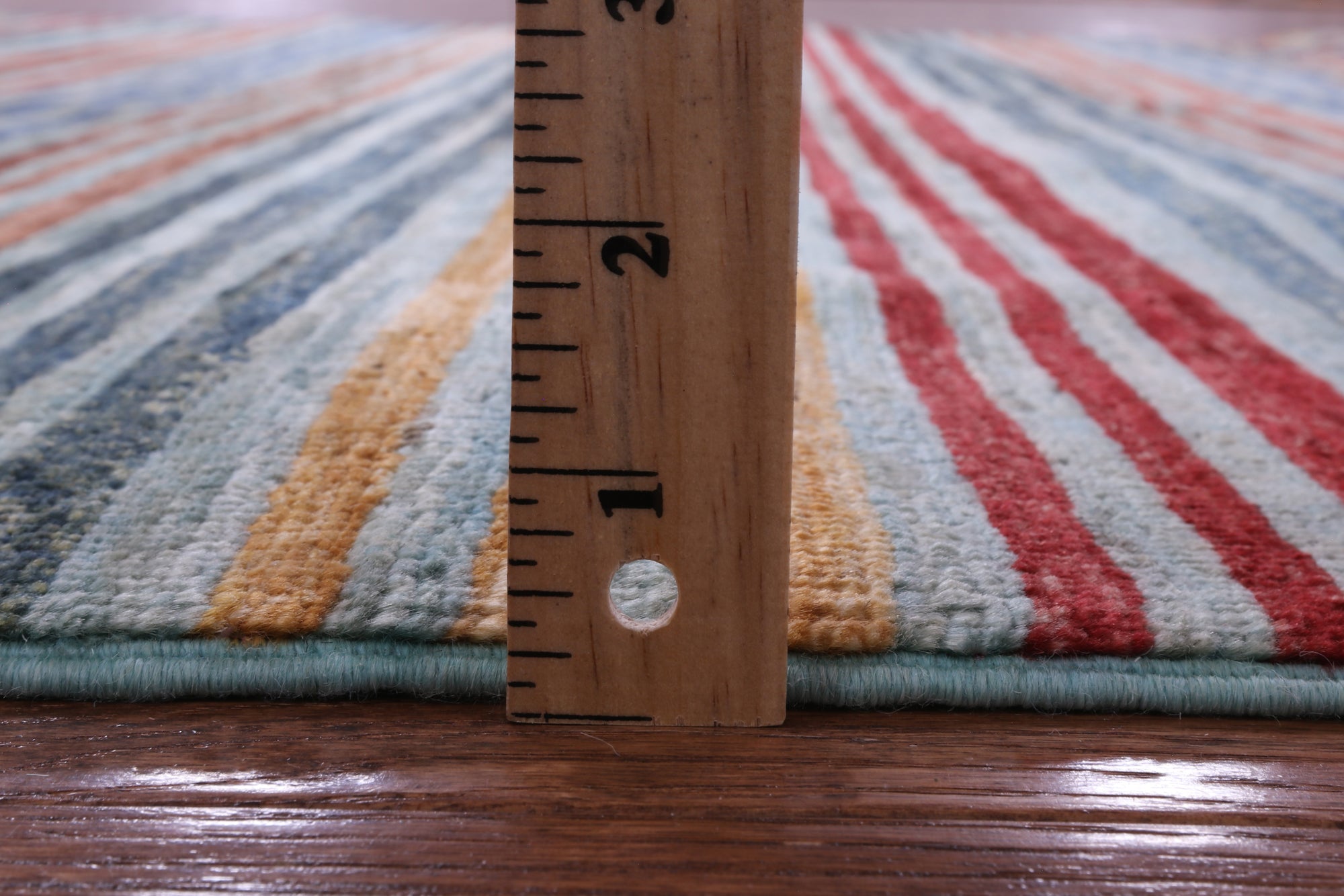 Khorjin Persian Gabbeh Hand Knotted Wool Rug - 5' 7" X 7' 10" - Golden Nile