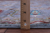 Blue Peshawar Hand Knotted Wool Rug - 8' 0" X 11' 1" - Golden Nile