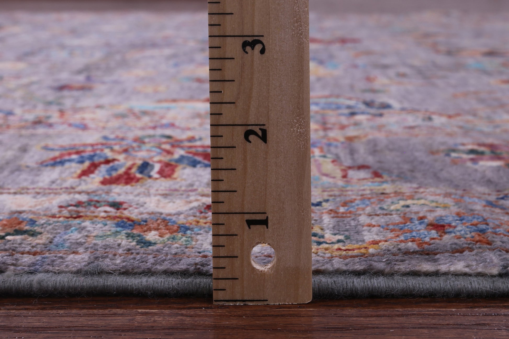 Grey Peshawar Hand Knotted Wool Rug - 6' 10" X 10' 0" - Golden Nile