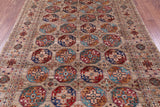 Turkmen Ersari Hand Knotted Wool Rug - 6' 9" X 9' 11" - Golden Nile