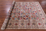 Turkmen Ersari Hand Knotted Wool Rug - 6' 9" X 9' 11" - Golden Nile