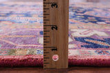 Blue Persian Fine Serapi Hand Knotted Wool Rug - 4' 10" X 6' 7" - Golden Nile